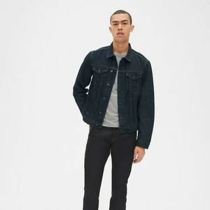 Gap Denim Icon Mens Jacket Sz XL Dark Indigo